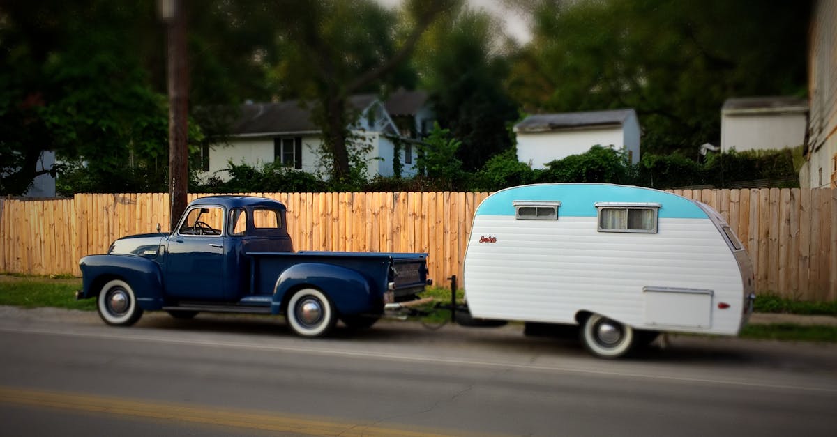 Free stock photo of camper, truck