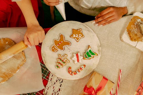 Free A Gingerbreads on the Table  Stock Photo