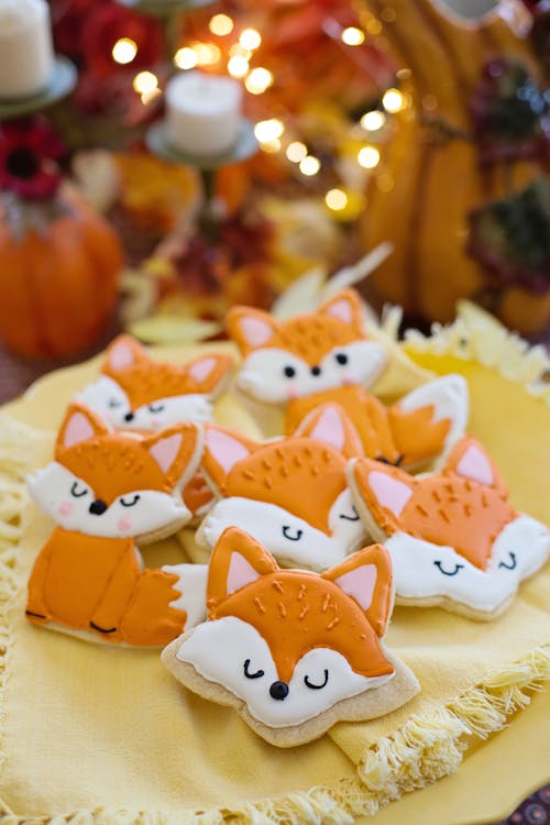 Close-up of Fox Cookies