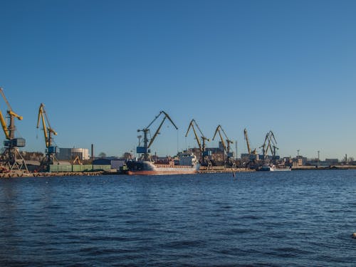 Ships during Construction on Shipyard