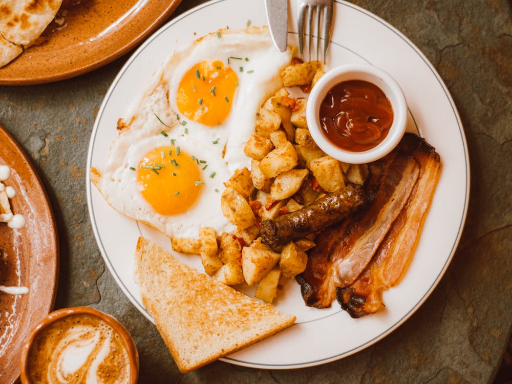 Potato Hash with Eggs