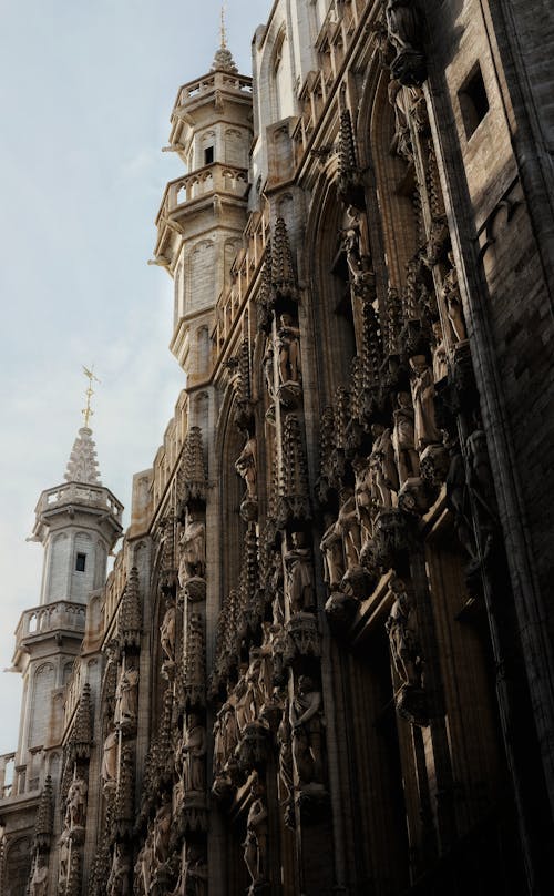 Ornate Exterior of an Ancient Building