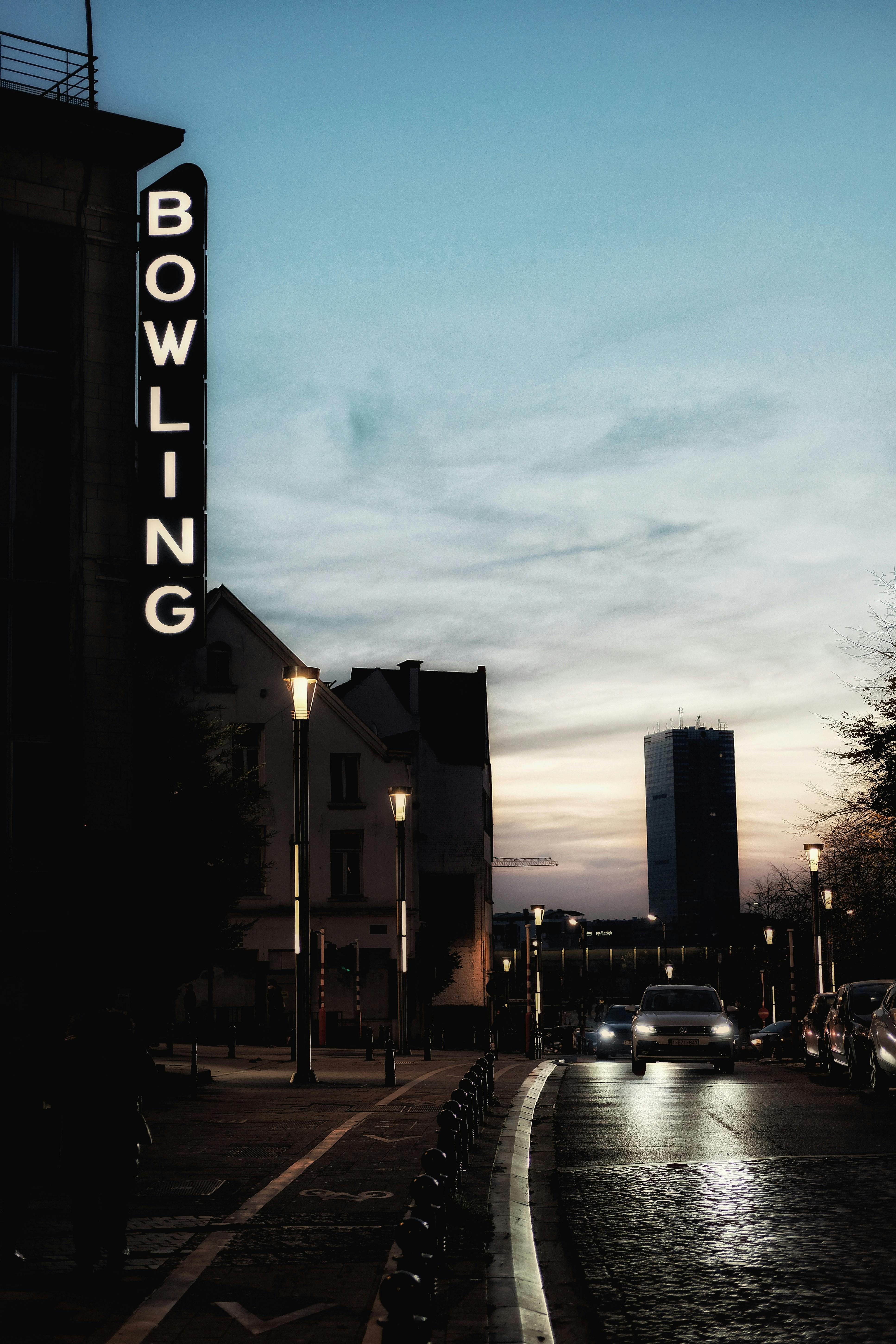 A Lighted Signage at Night · Free Stock Photo