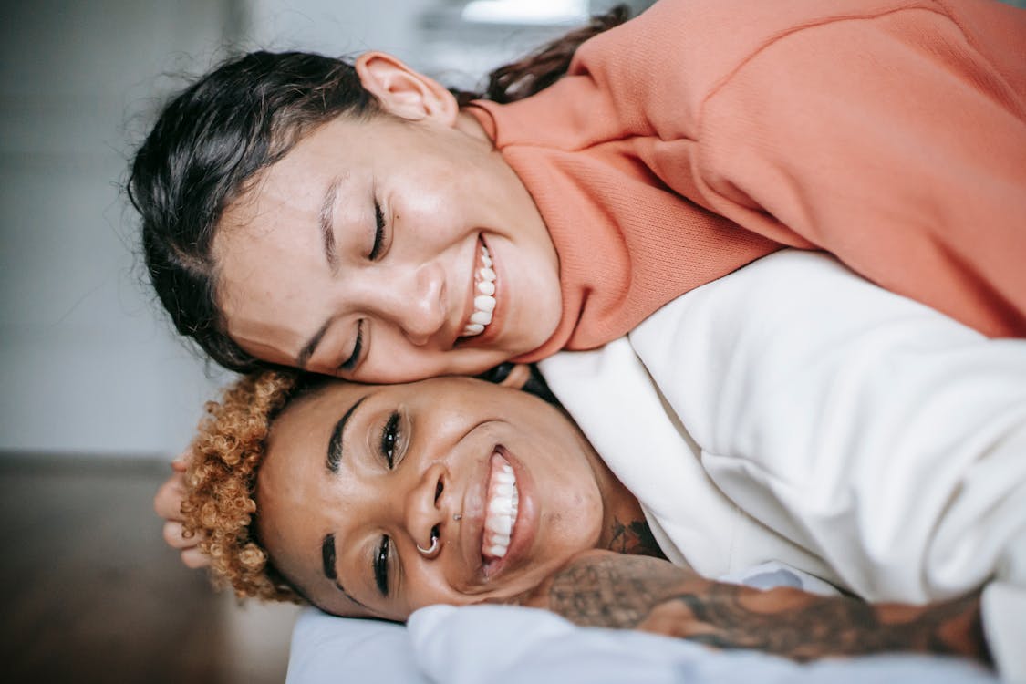 Free Women Smiling at the Camera Stock Photo