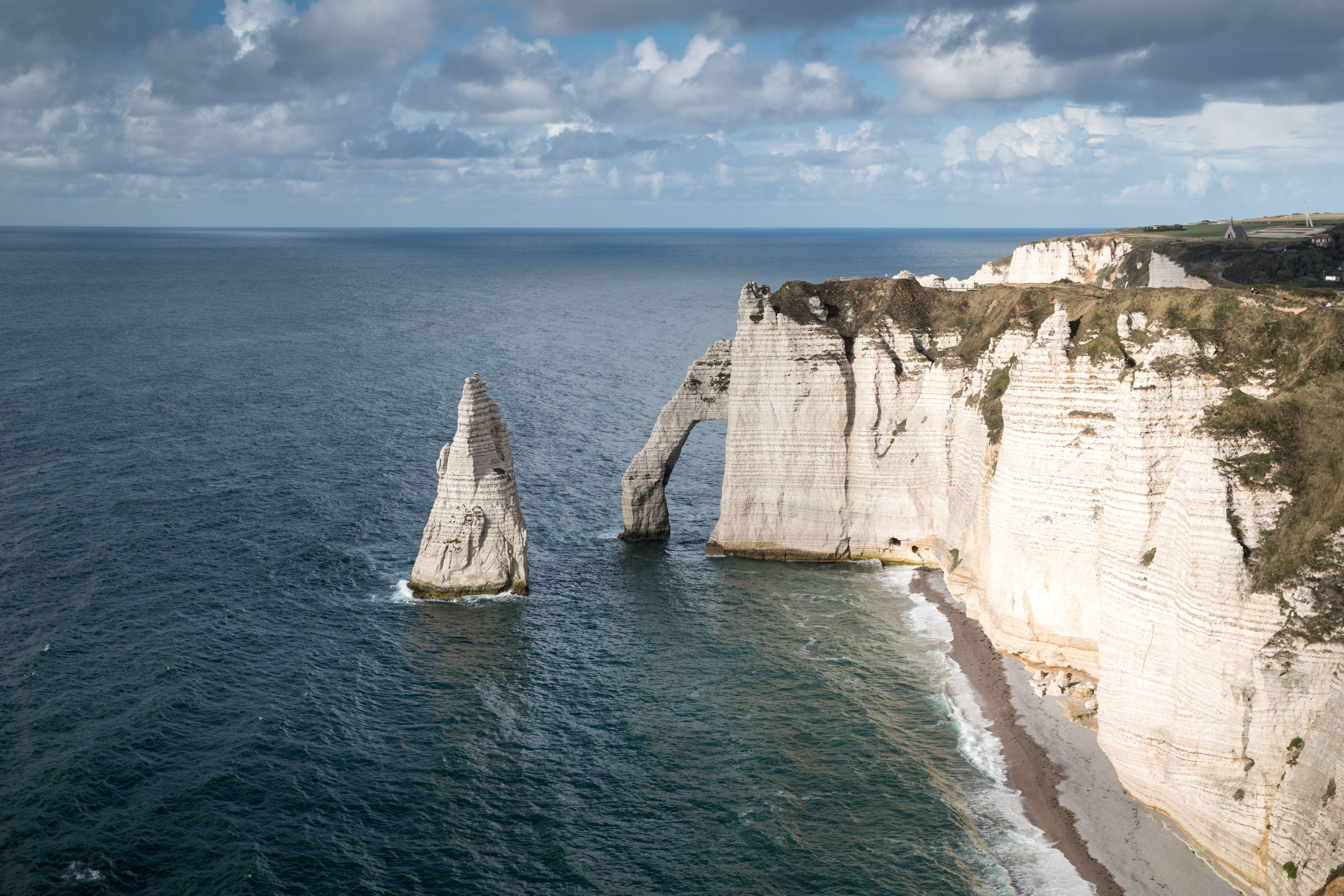 Rock Formation on a Coast · Free Stock Photo