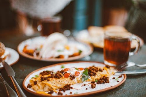 Free Close-up of a Homemade Breakfast  Stock Photo