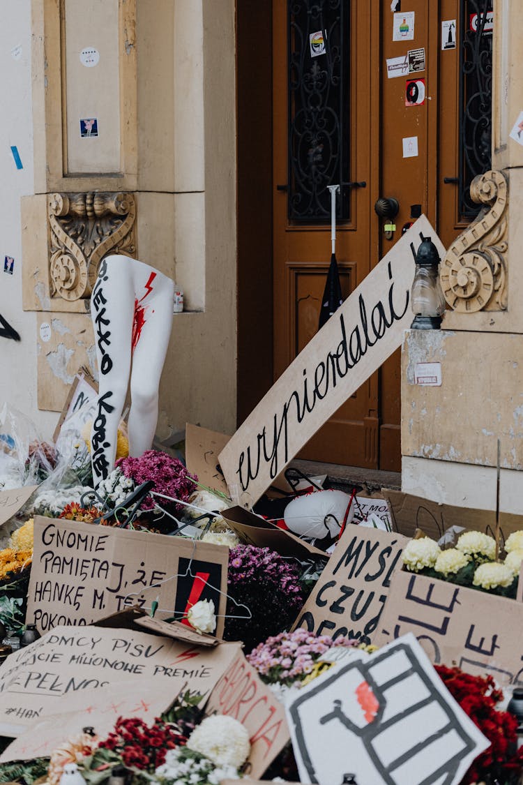 Feminist Demonstration Banners 