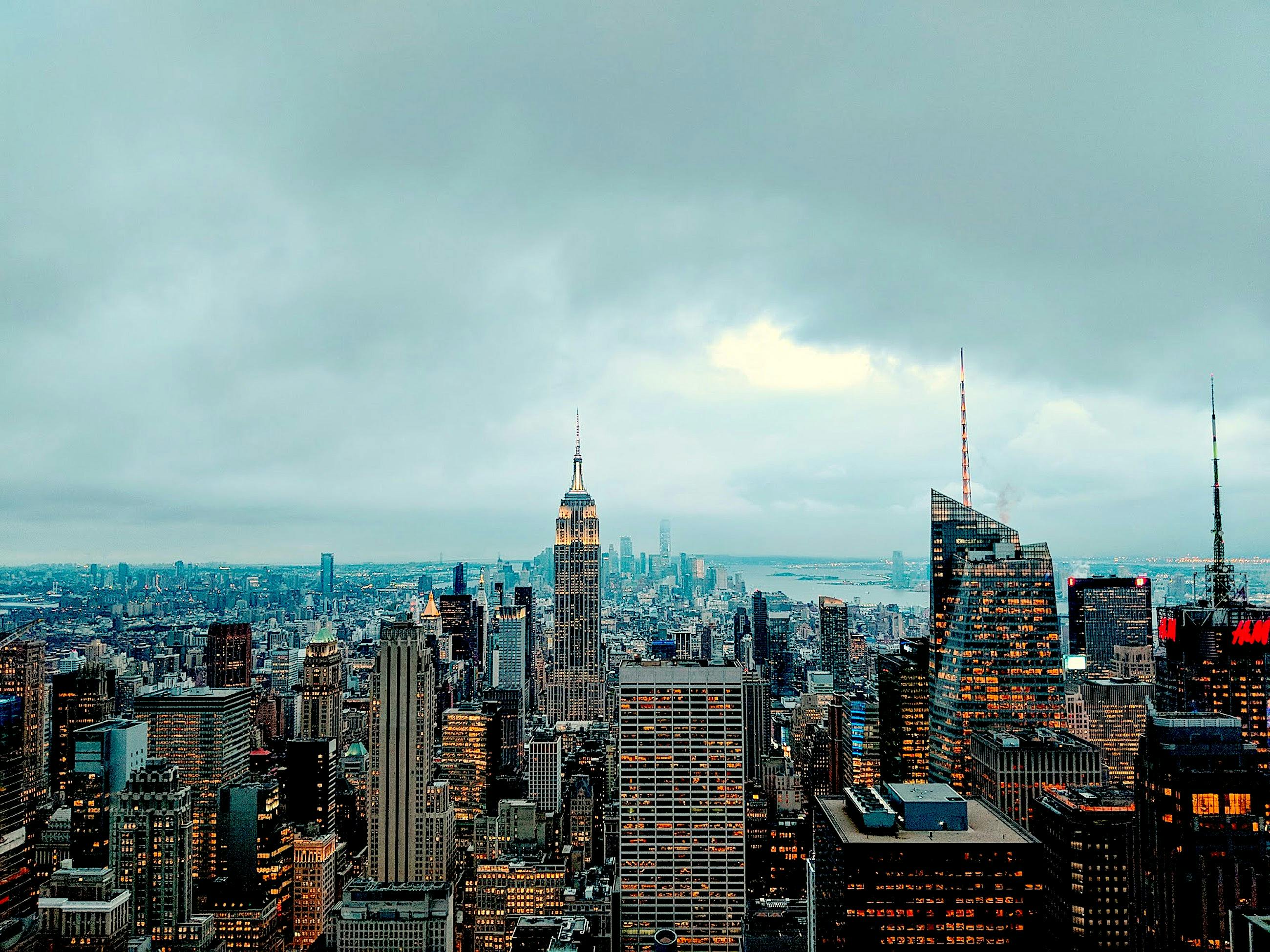 The Skyline Of New York City United States Stock Photo - Download