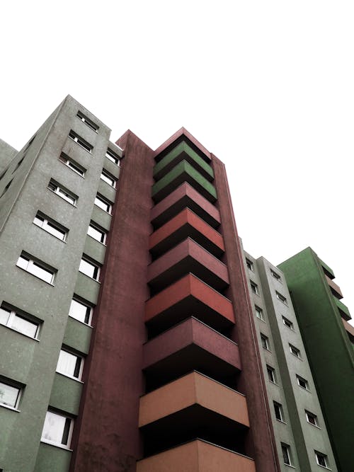 Low-Angle Shot of an Apartment Building 