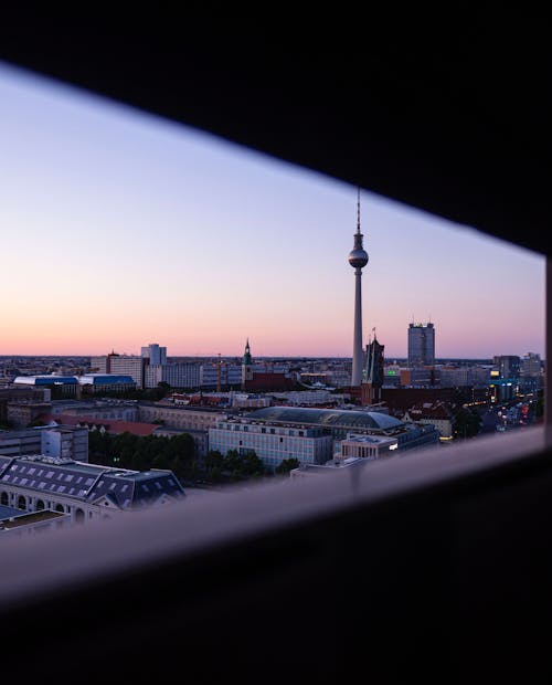 Immagine gratuita di berlino, centro città, crepuscolo