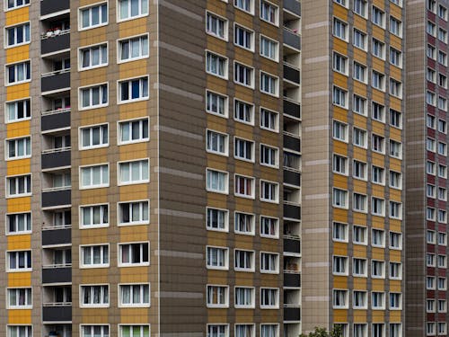 Apartment Buildings With Balconies