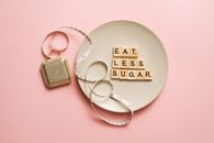 Scrabble Tiles on a Plate