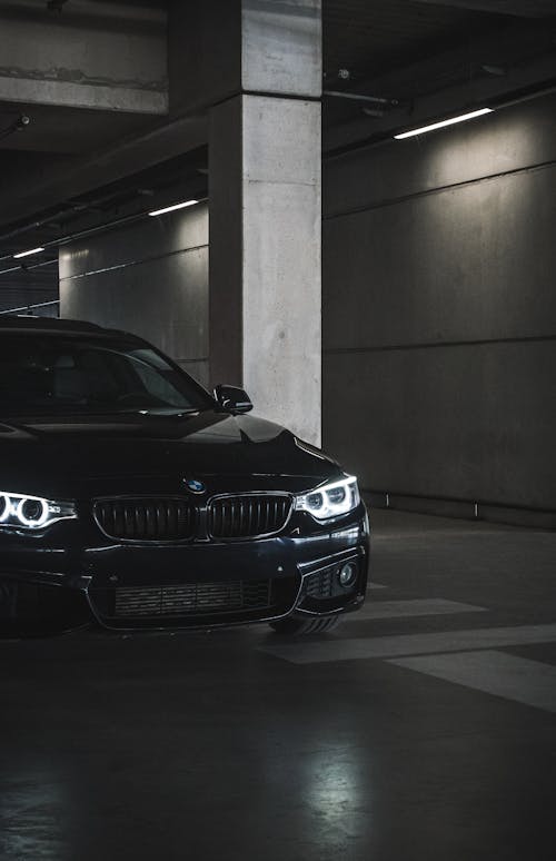 Black BMW M3 Parked in Parking Lot
