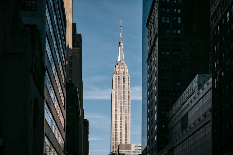 Empire State Building In City