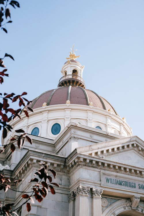 Ozdobny Budynek Williamsburgh Savings Bank W Stanach Zjednoczonych