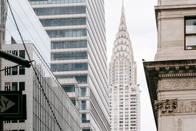 Modern Chrysler Building In City