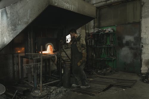 A Man doing Blacksmith
