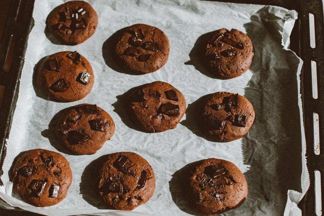 Deeply browned cookies