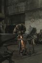 A Man Doing a Metalwork