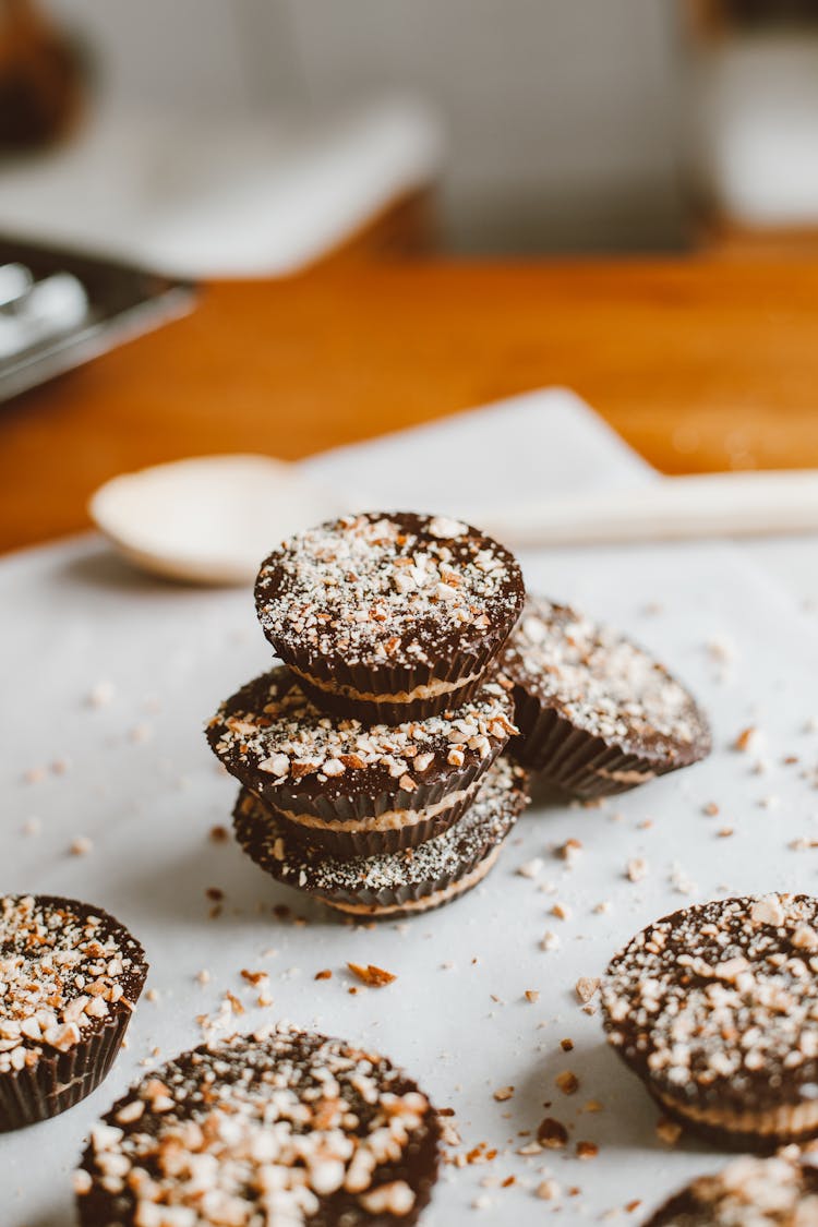 Stacked Chocolate Cupcakes