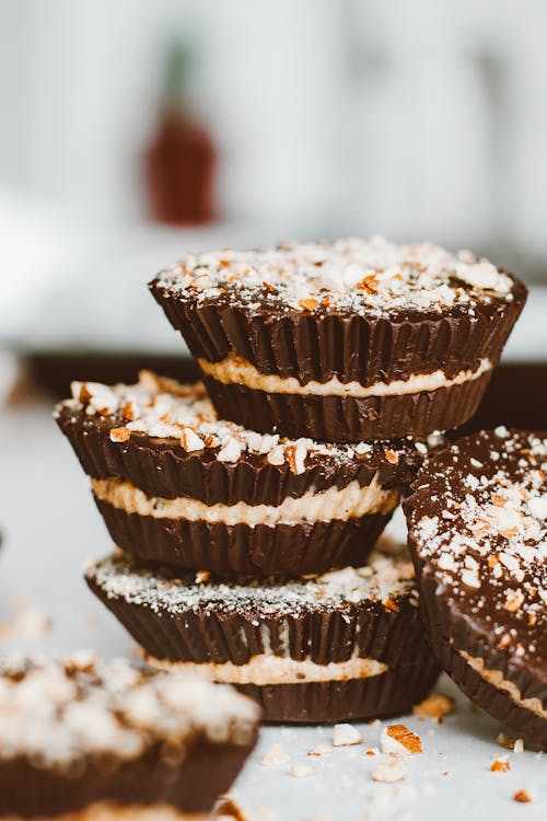 Stacked Chocolate Cupcakes