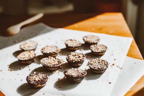 Close-up Photo of Chocolate Cupcakes