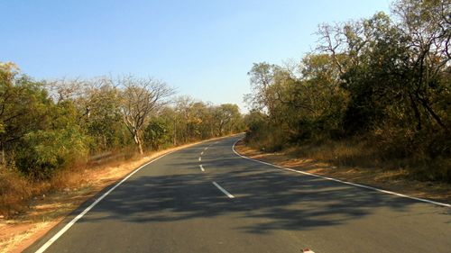 Free stock photo of highway, no vehicles, turning Stock Photo