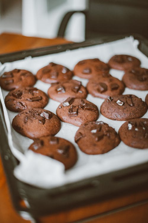 Gratis stockfoto met chocolade koekjes, cookies, eigengemaakt Stockfoto