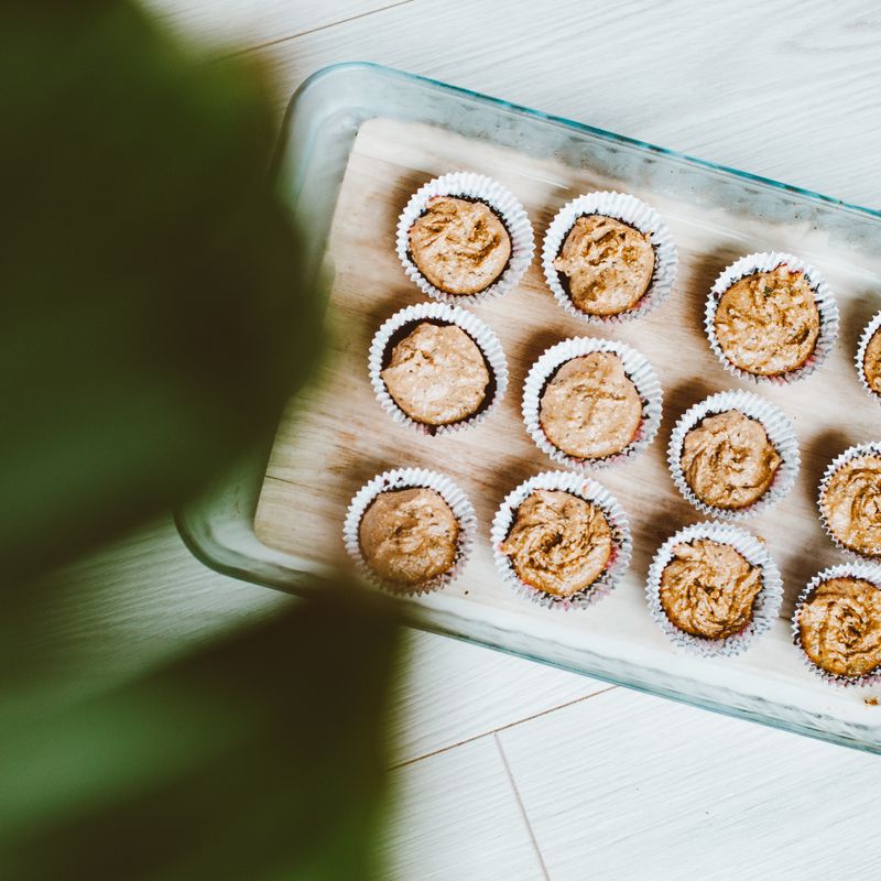 Za'atar Halloumi Yogurt Muffins