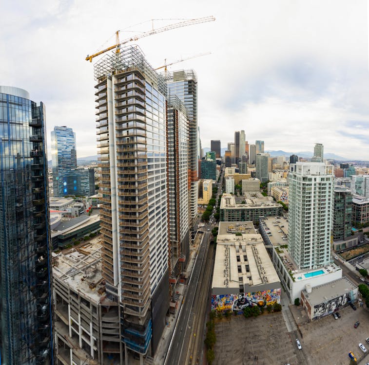 Aerial View of City High Rise Buildings · Free Stock Photo