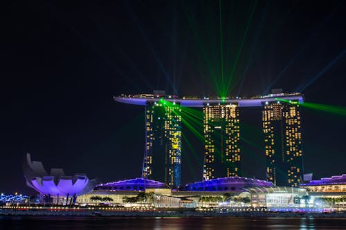 Безкоштовне стокове фото на тему «city_skyline, Marina Bay Sands, Будівля»