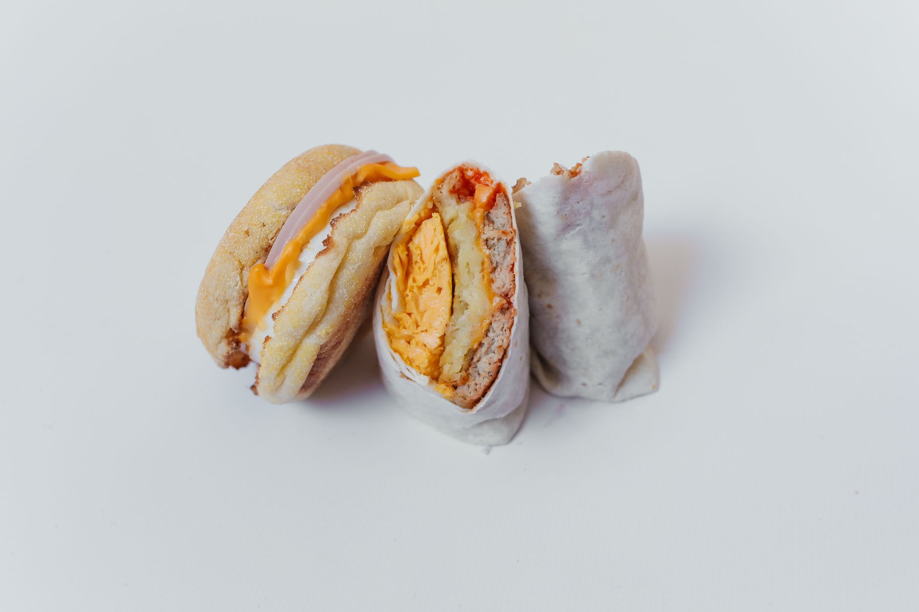 Burger King breakfast tray with Croissanwich, hash browns and coffee