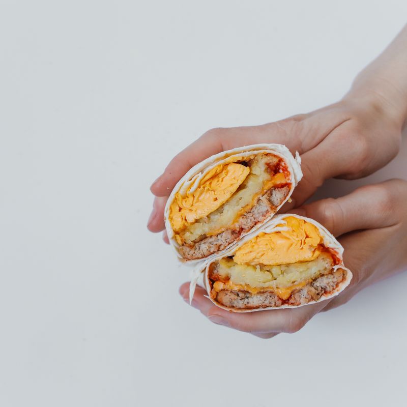 Breakfast Burritos with Chorizo