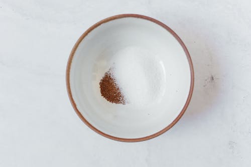 Bowl with Coffee and Sugar