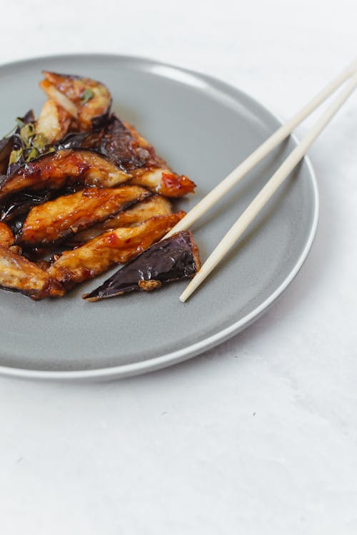 Kostenloses Stock Foto zu asiatisches essen, aubergine, chinesisches essen