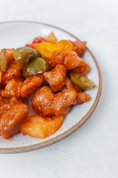 Without Vegetables Sweet And Sour Chicken Or Turkey