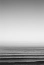 Grayscale Photo of Ocean Water