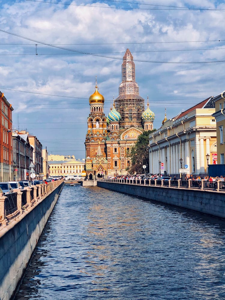 The Church Of The Savior On Spilled Blood As Seen From The Griboyedov Canal