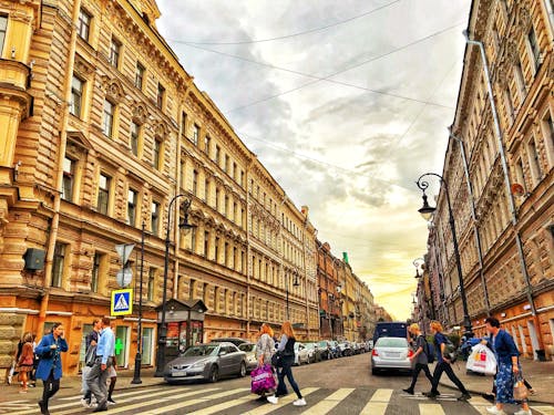 Free stock photo of beautiful street, beautiful sunset, russia