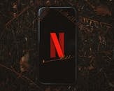 Netflix Logo on Smartphone Screen