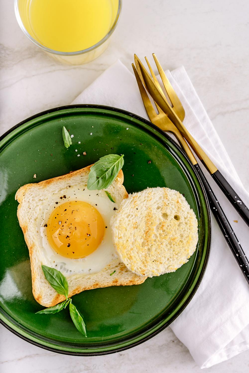 Baked Egg Yolk Toast
