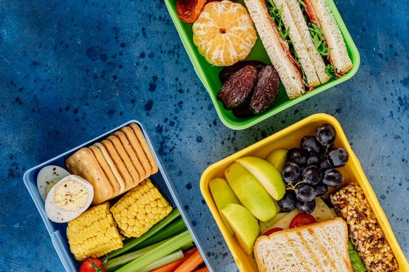 thick cucumber sandwiches cut into triangles