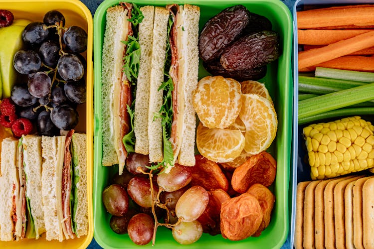 Healthy Lunchbox With Fruits And Vege