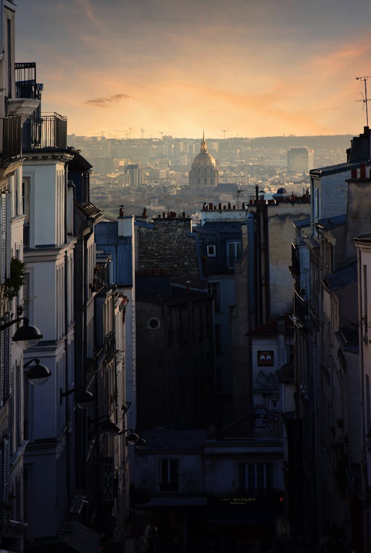 Scenic Shot Of Montmartre