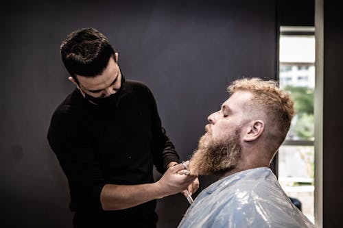 Gratis Foto stok gratis barber, dandan, gunting Foto Stok
