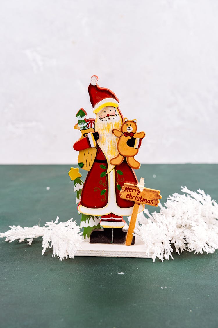 Wooden Figurine Of Santa