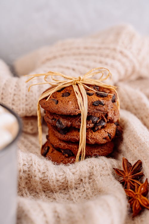 Christmas Cookies with Chocolate