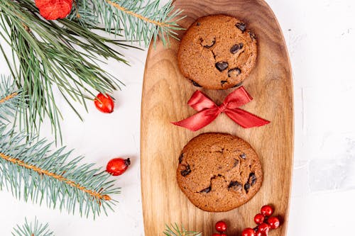 Immagine gratuita di biscotti, biscotti con gocce di cioccolato, celebrazione