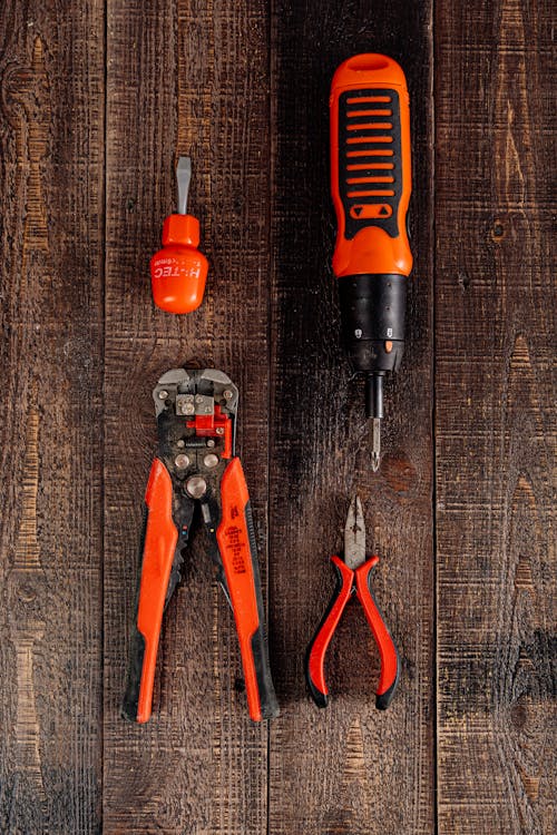 herramientas de trabajo y bricolaje foto de Stock