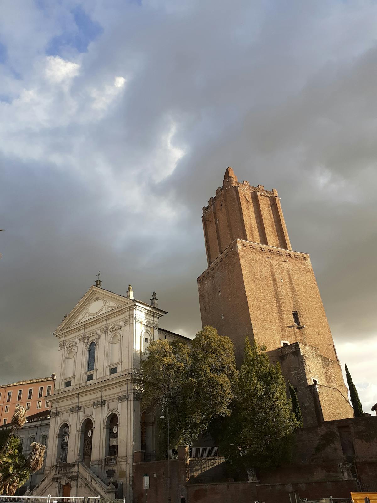 Reinforcing bars on construction site